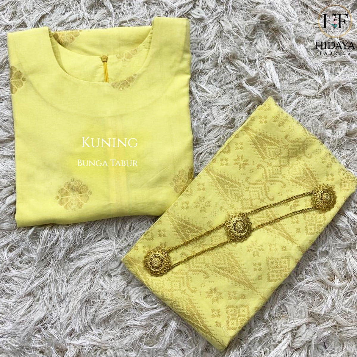 Hidaya Fabric Kurung Riau Princess , 7xl to 10XL Hidaya Fabrics