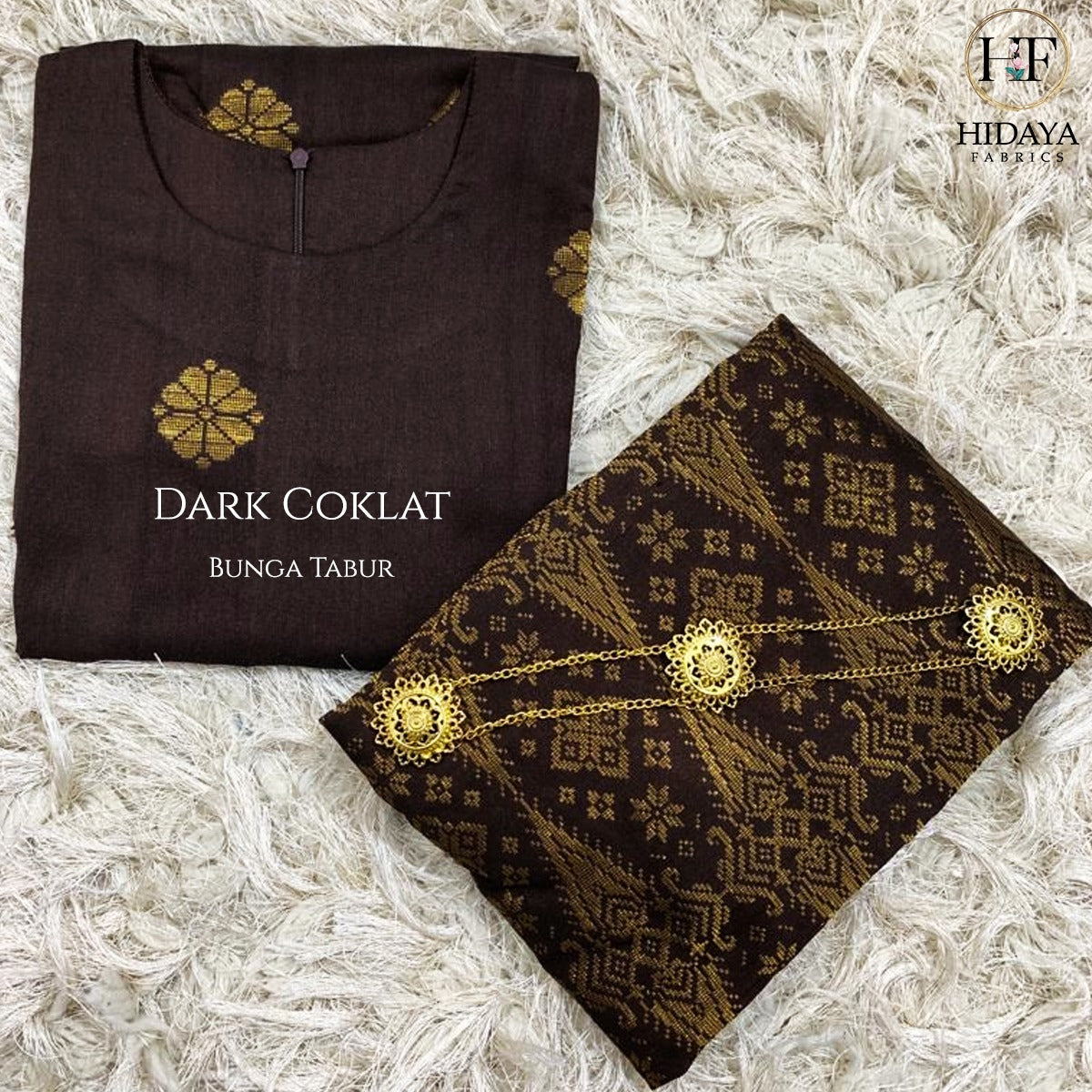 Hidaya Fabric Kebarung Sofia , 7XL TO 11XL Hidaya Fabrics