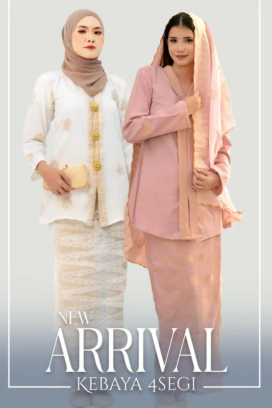 Hidaya Fabric Kebaya 4Segi , 2XL TO 5XL Hidaya Fabrics