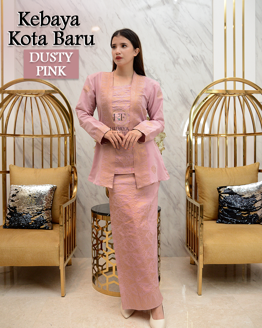 Hidaya Fabric Kebaya Kota Baru , XS TO 2XL Hidaya Fabric