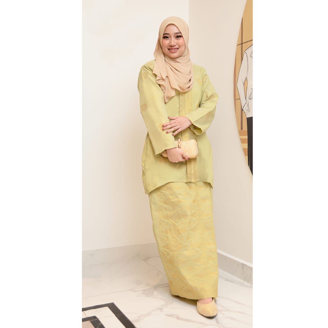 Hidaya Fabric Kebaya 4Segi , 11xl to 12xl Hidaya Fabrics