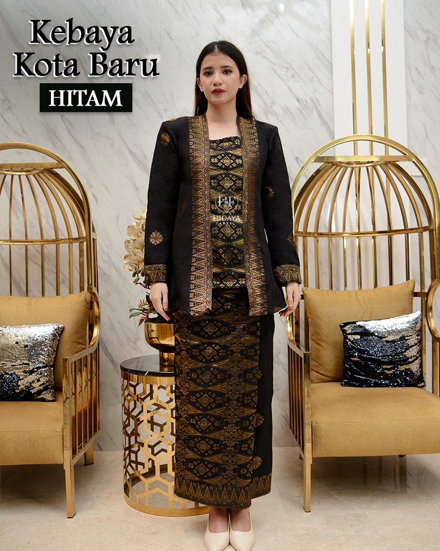 Hidaya Fabric Kebaya Kota Baru , XS TO 2XL Hidaya Fabric