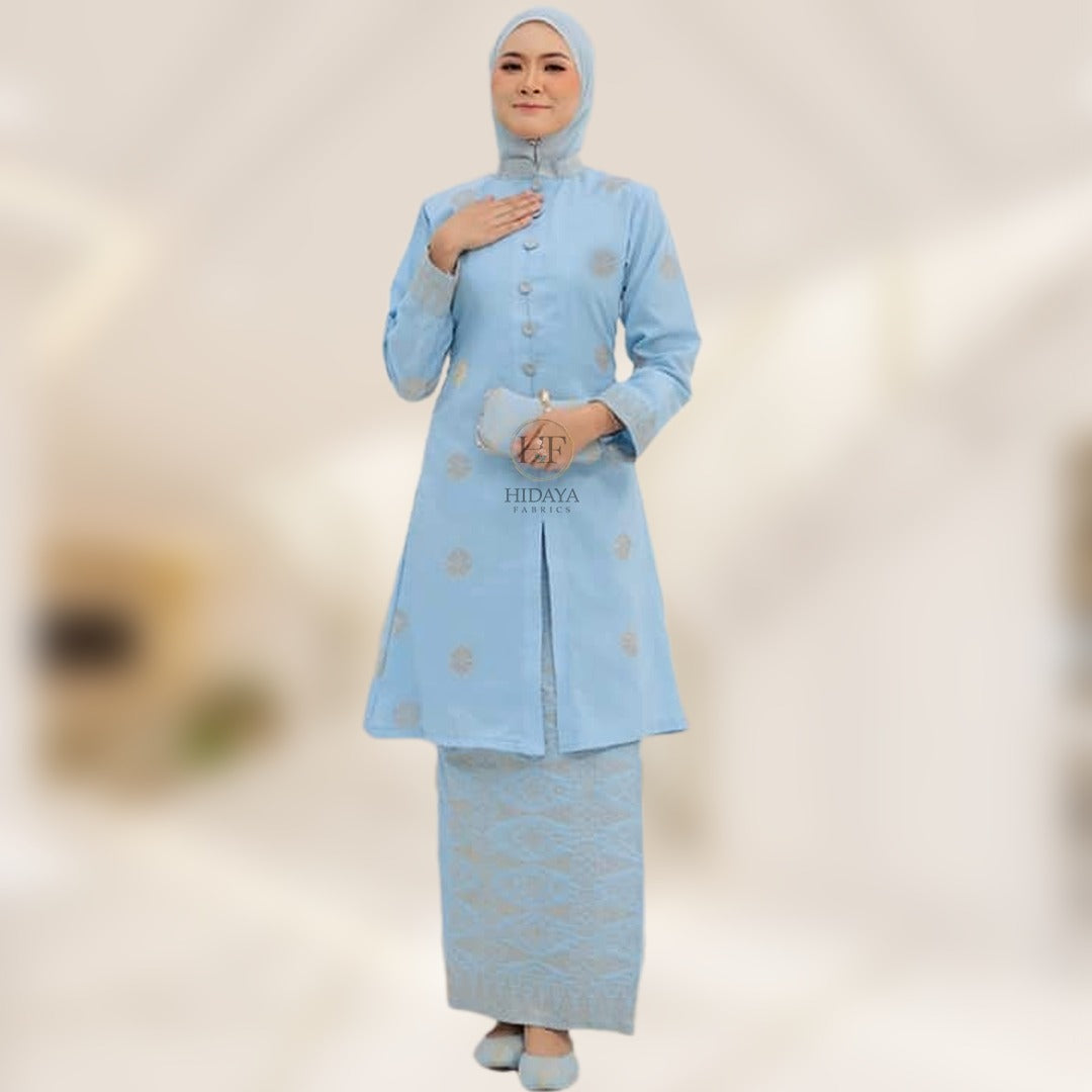 Hidaya Fabric Kebarung Sofia , 7XL TO 11XL Hidaya Fabrics