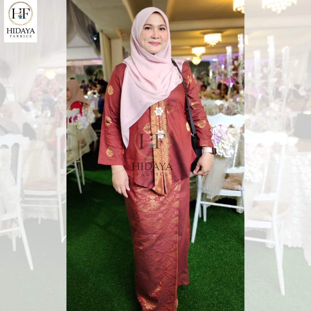 Hidaya Fabric Kebaya Biasa , 11xl to 12xl Hidaya Fabrics