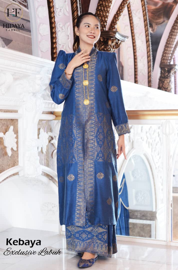 Hidaya Fabric Kebaya Hidaya Labuh, XS To XL Hidaya Fabric