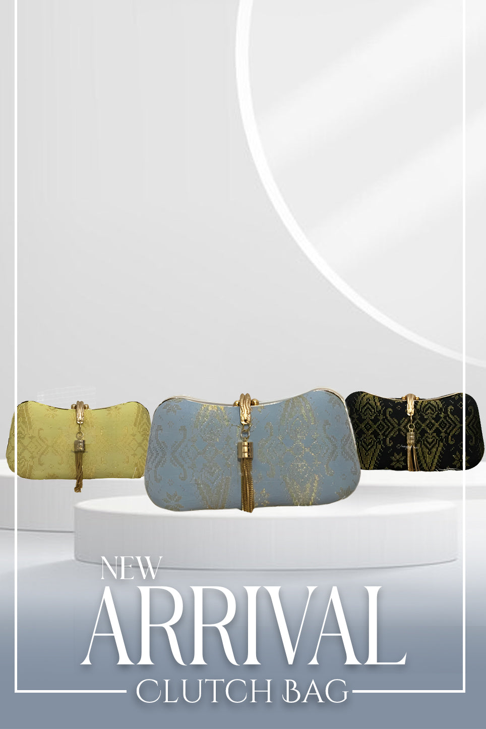Hidaya Fabric Clutch Bag Hidaya Fabrics