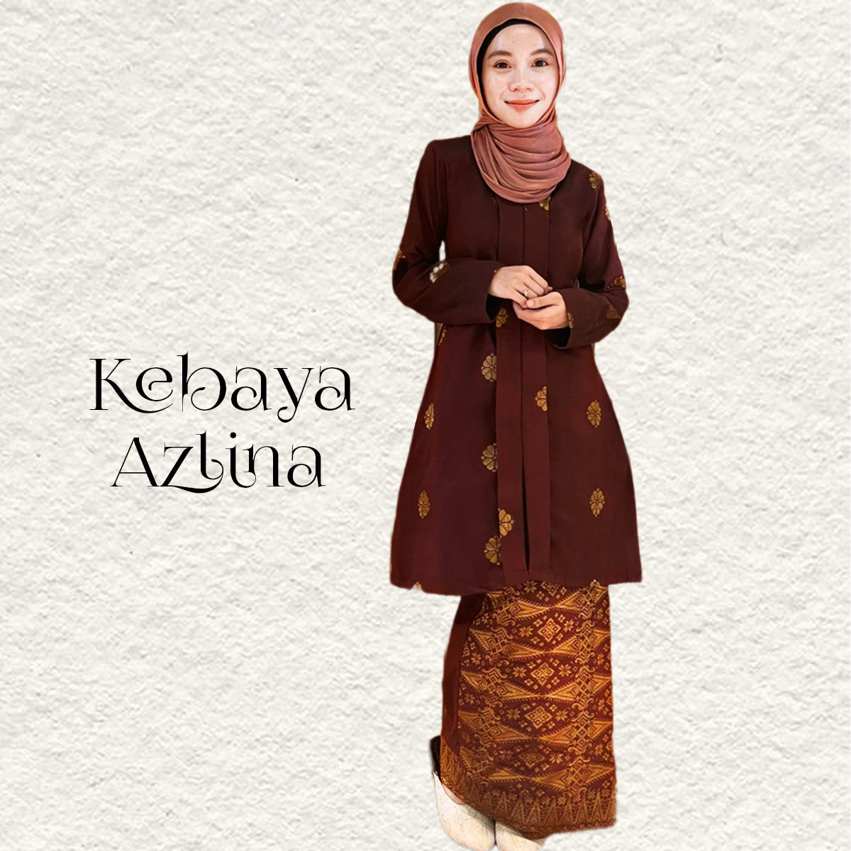 Hidaya Fabric Kebaya Azlina ! XS TO 2XL Hidaya Fabric