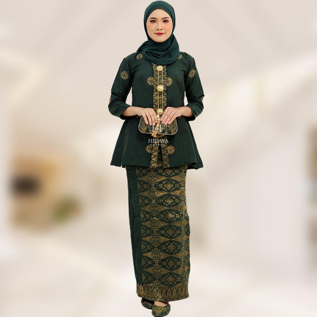 Hidaya Fabric Kebaya 4Segi , 2XL TO 5XL Hidaya Fabrics