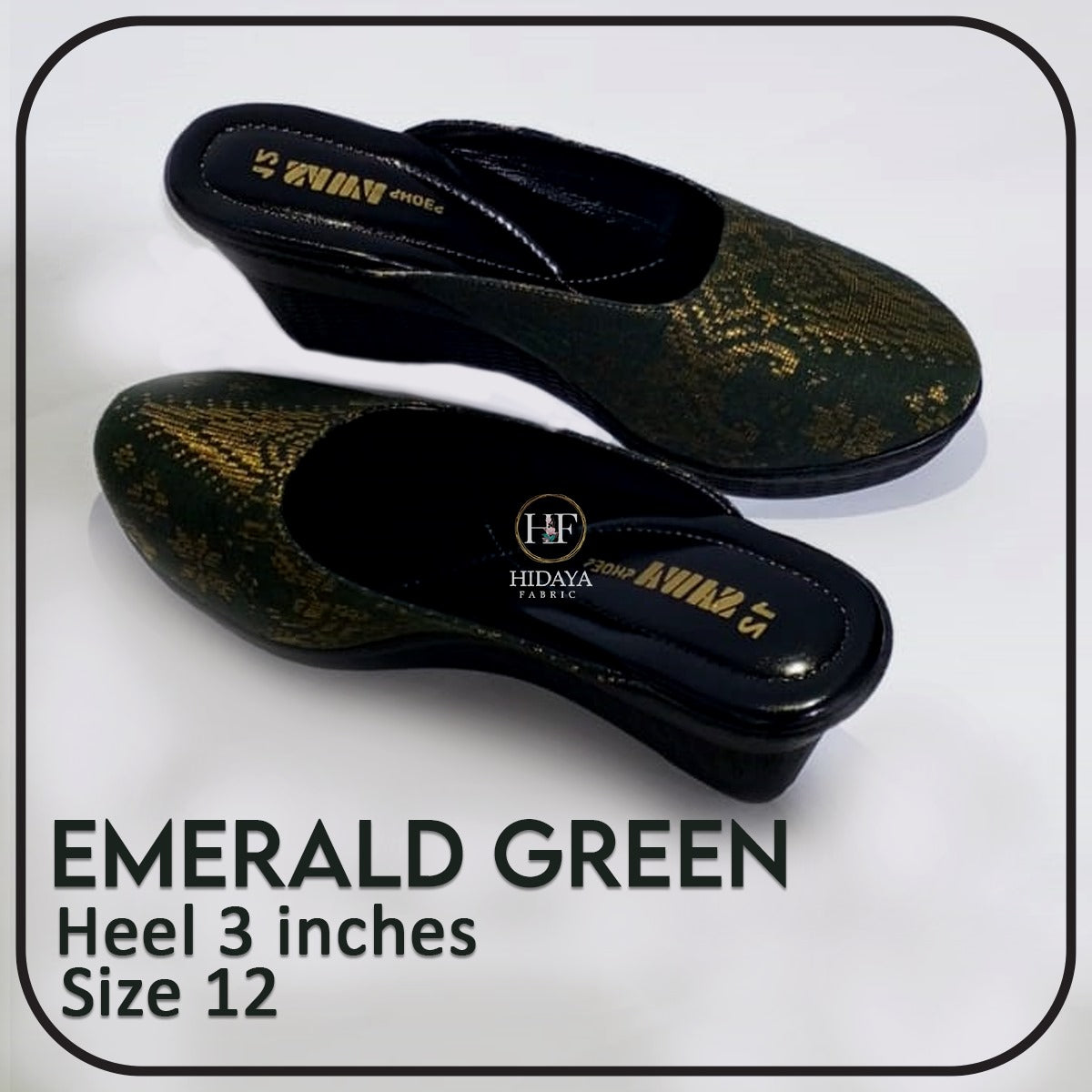 Hidaya Fabric Sandals - Kasut Hidaya Fabric