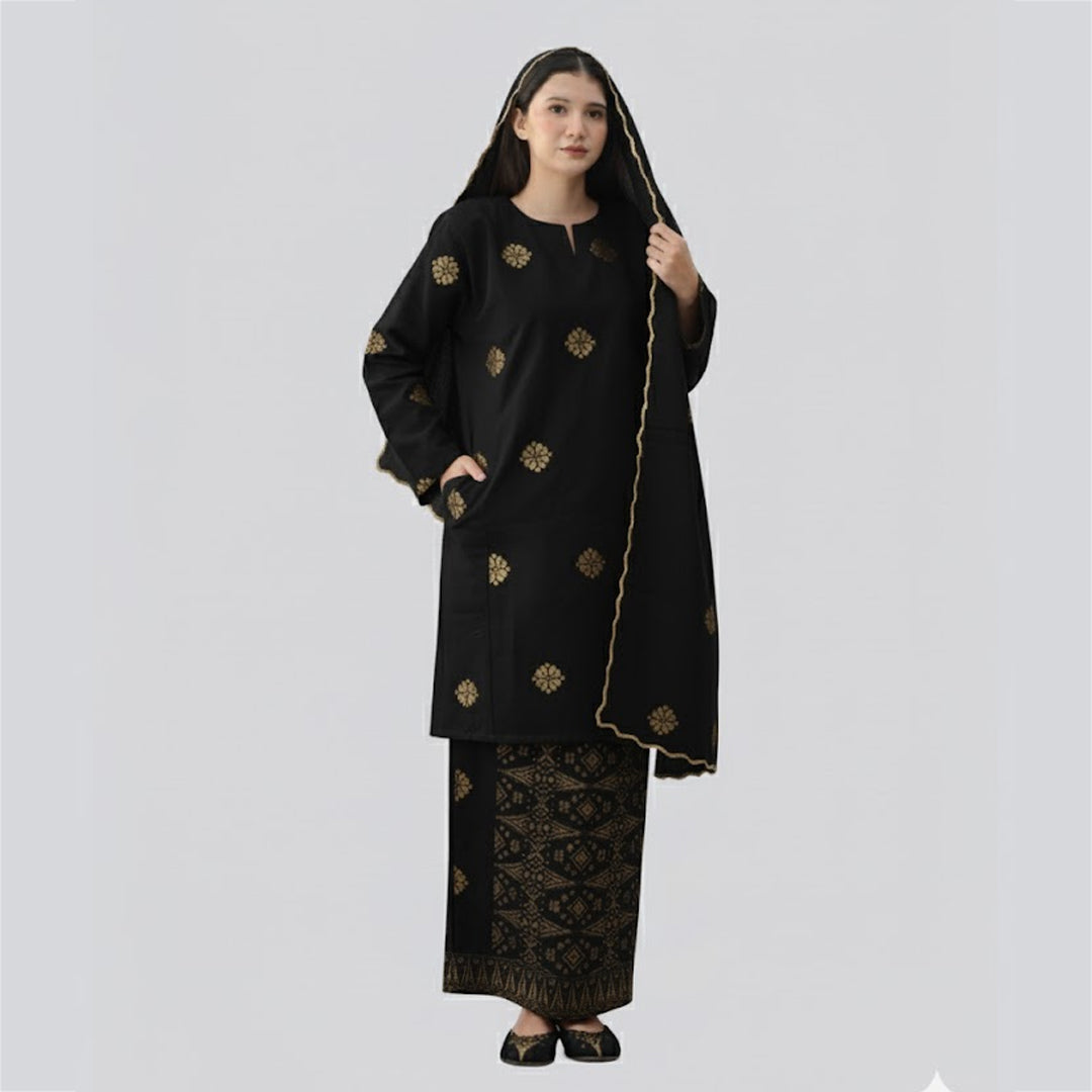 Baju Songket Johor - Xs to 12Xl