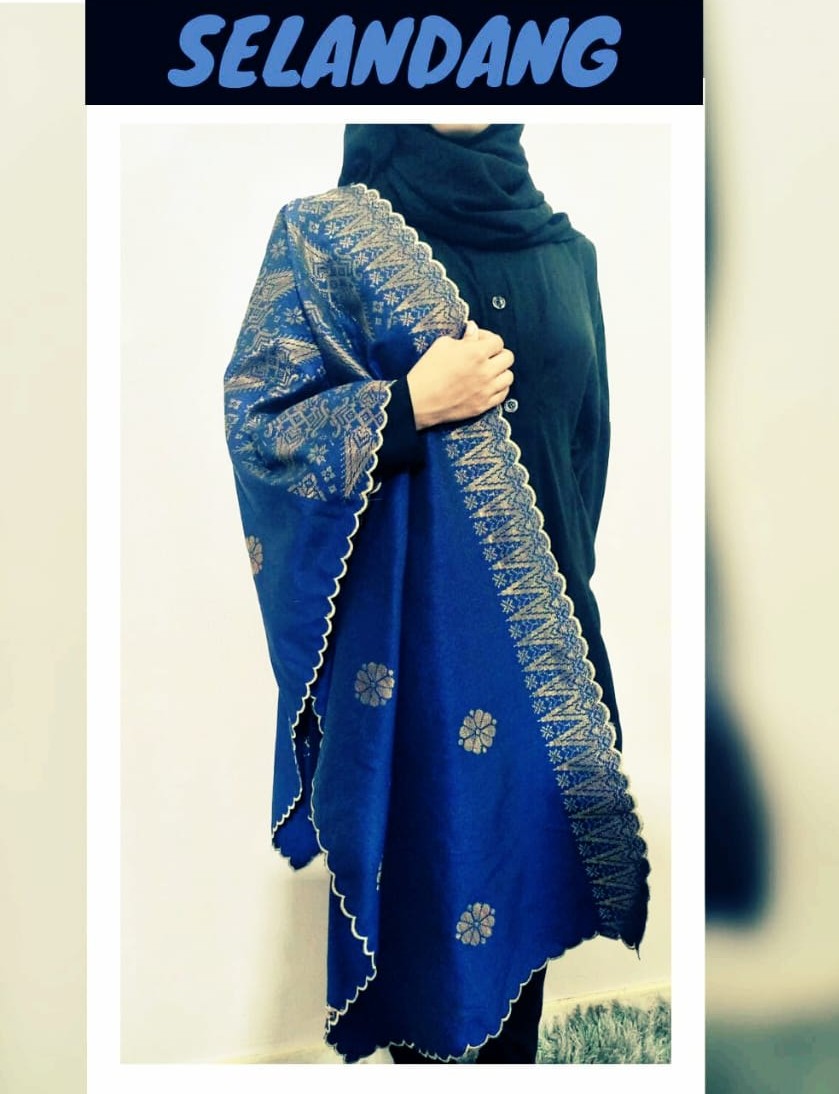 Hidaya Fabric Selandang Corak , 30 + Colors Hidaya Fabric