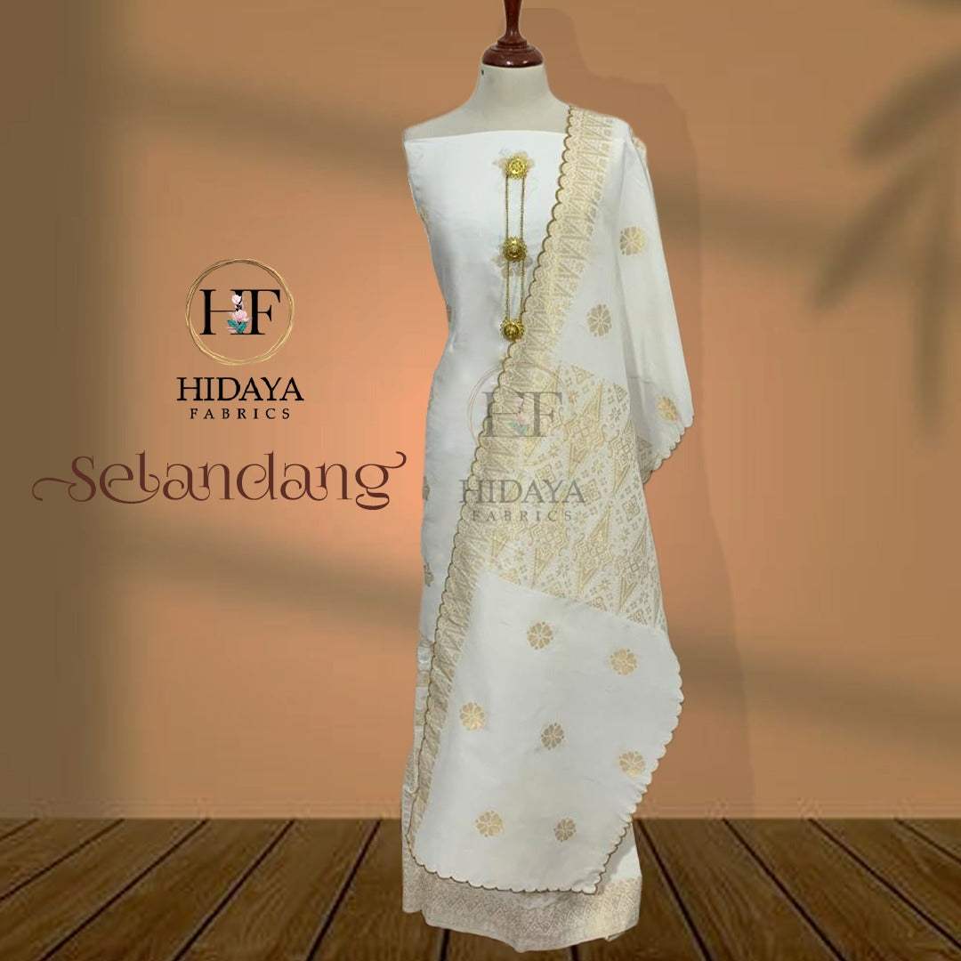 Hidaya Fabric Selandang Corak , 30 + Colors Hidaya Fabric