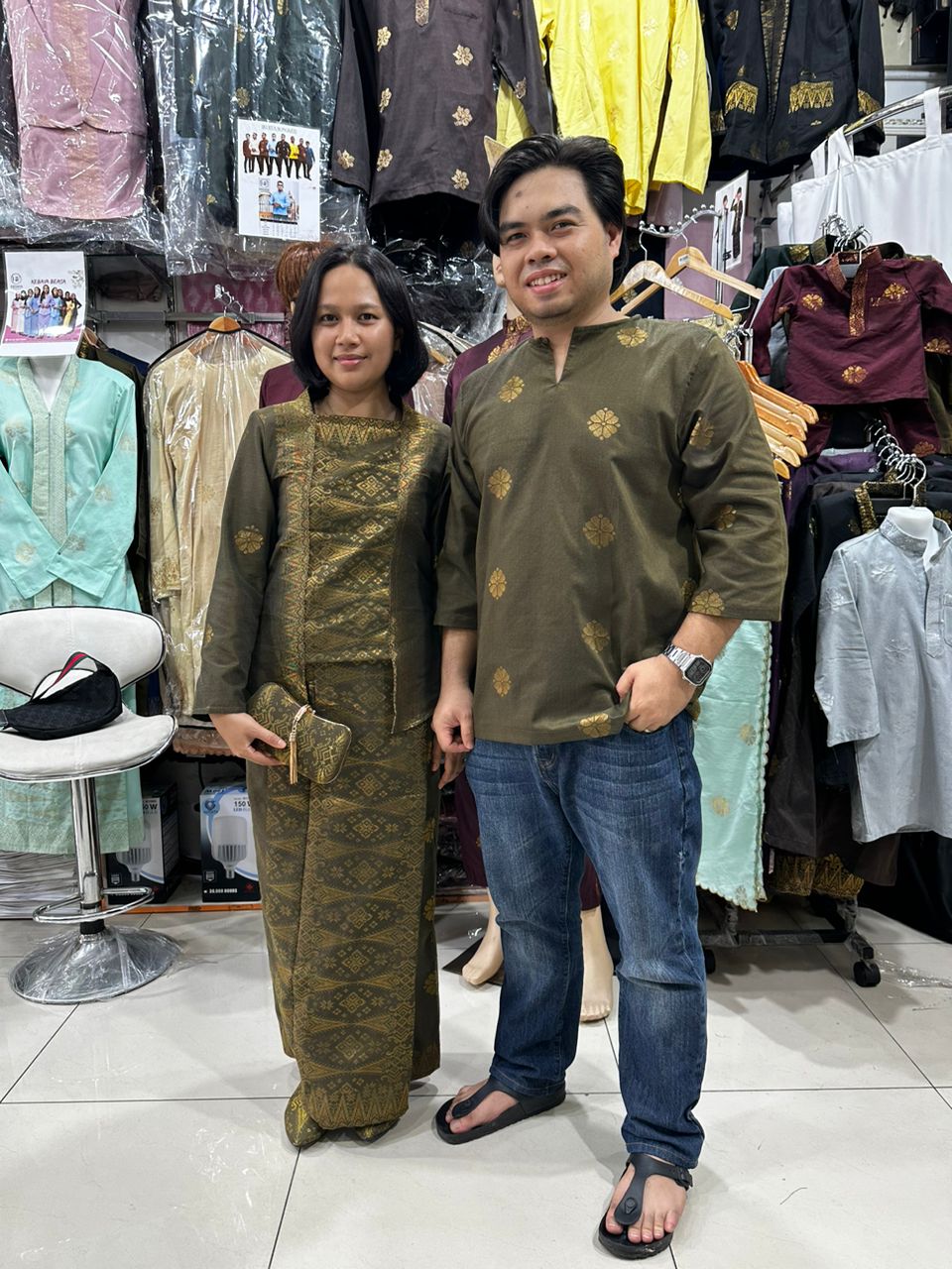 Hidaya Fabric Kurta Songket , 3XL TO 5XL Hidaya Fabrics