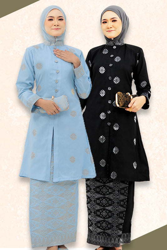 Hidaya Fabric Kebarung Sofia , 2XL TO 6XL Hidaya Fabrics