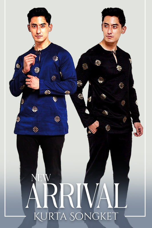 Hidaya Fabric Kurta Songket , 3XL TO 5XL Hidaya Fabrics