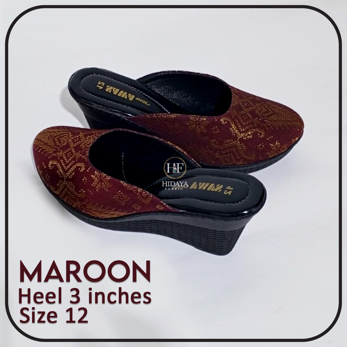 Hidaya Fabric Sandals - Kasut Hidaya Fabric