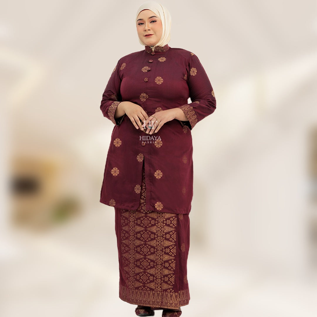 Hidaya Fabric Kebarung Sofia , 7XL TO 11XL Hidaya Fabrics