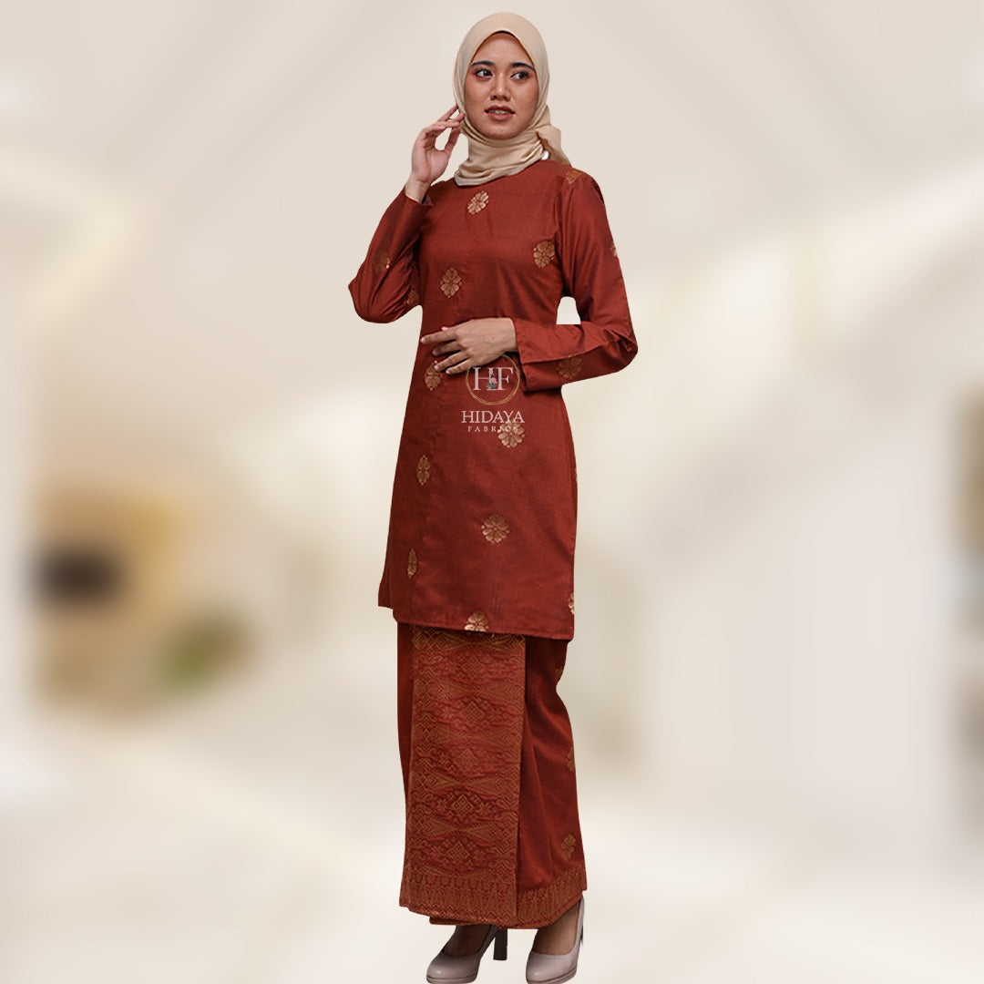 Hidaya Fabric Kurung Riau Princess , 7xl to 10XL Hidaya Fabrics