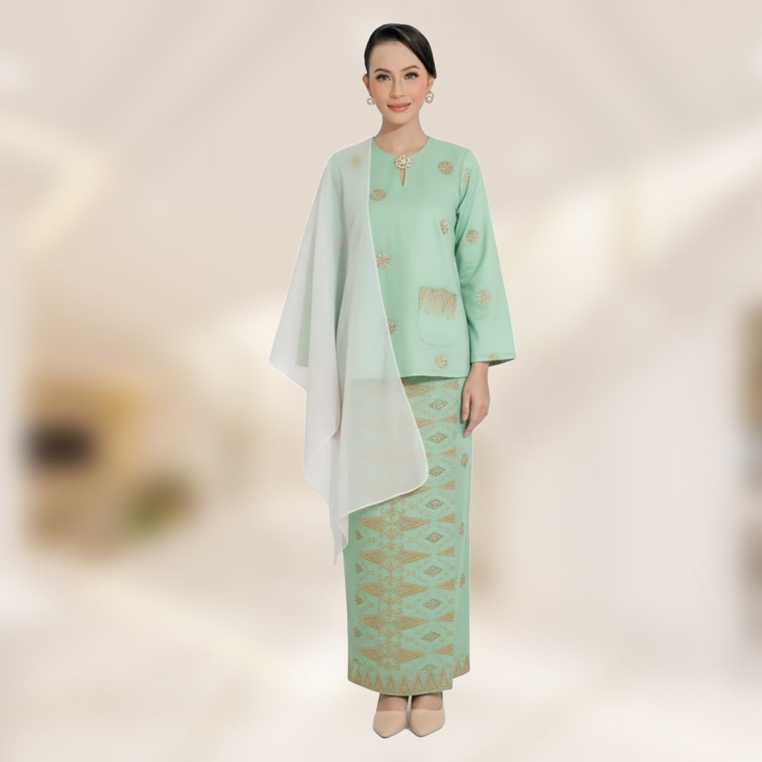 Baju Kurung Kedah Pocket - Xs to 12xl