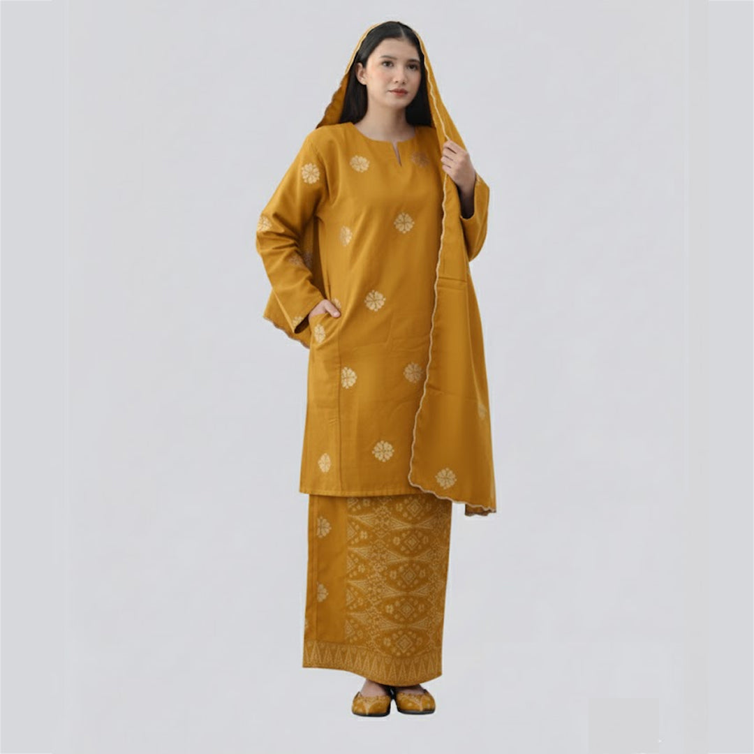 Baju Songket Johor - Xs to 12Xl