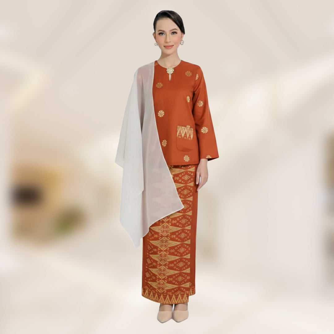 Baju Kurung Kedah Pocket - Xs to 12xl