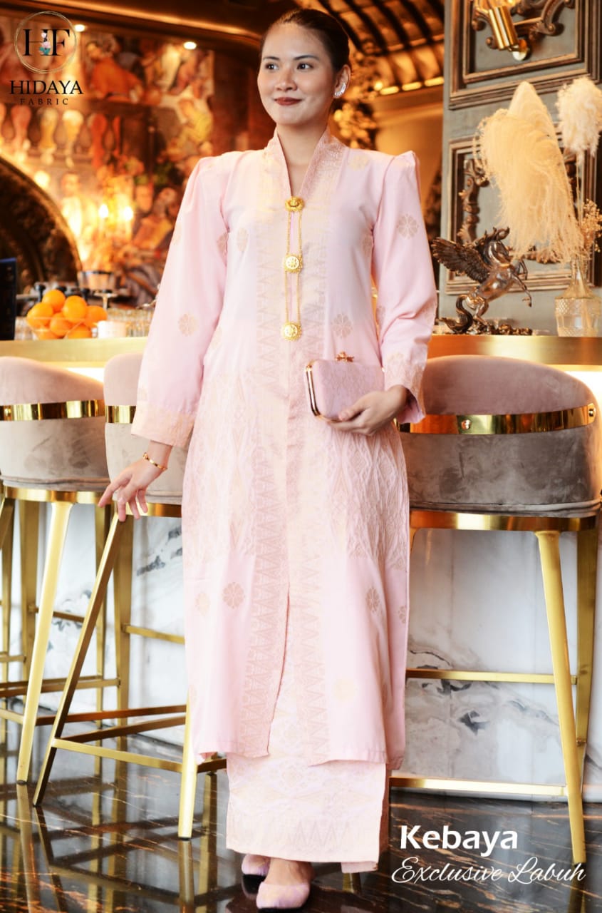 Hidaya Fabric Kebaya Hidaya Labuh, XS To XL Hidaya Fabric