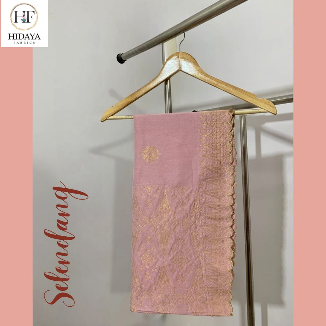 Hidaya Fabric Selandang Corak , 30 + Colors Hidaya Fabric