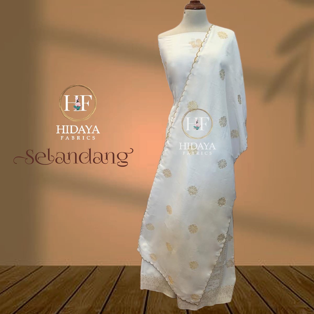 Hidaya Fabric Selandang 30 + Colors Hidaya Fabric