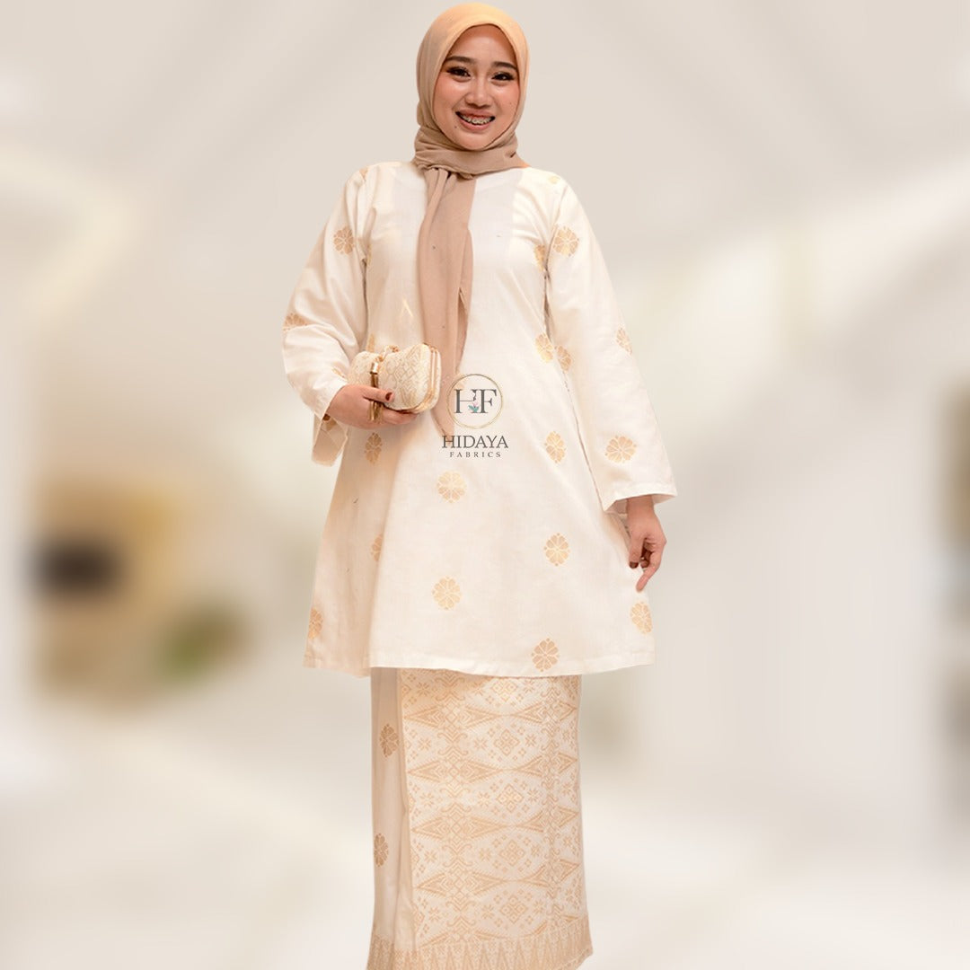 Hidaya Fabric Kurung Riau Princess , 7xl to 10XL Hidaya Fabrics