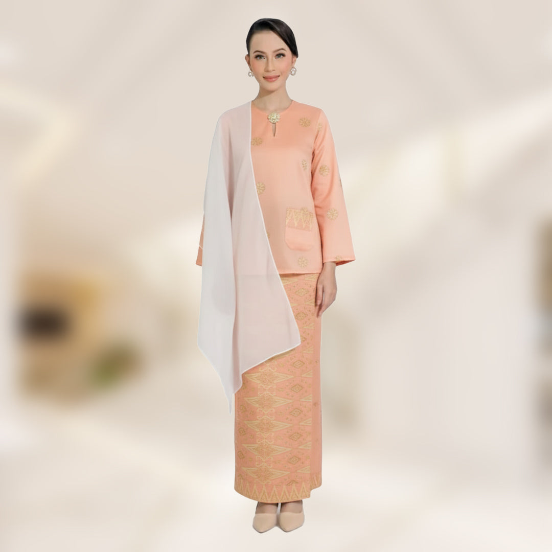 Baju Kurung Kedah Pocket - Xs to 12xl