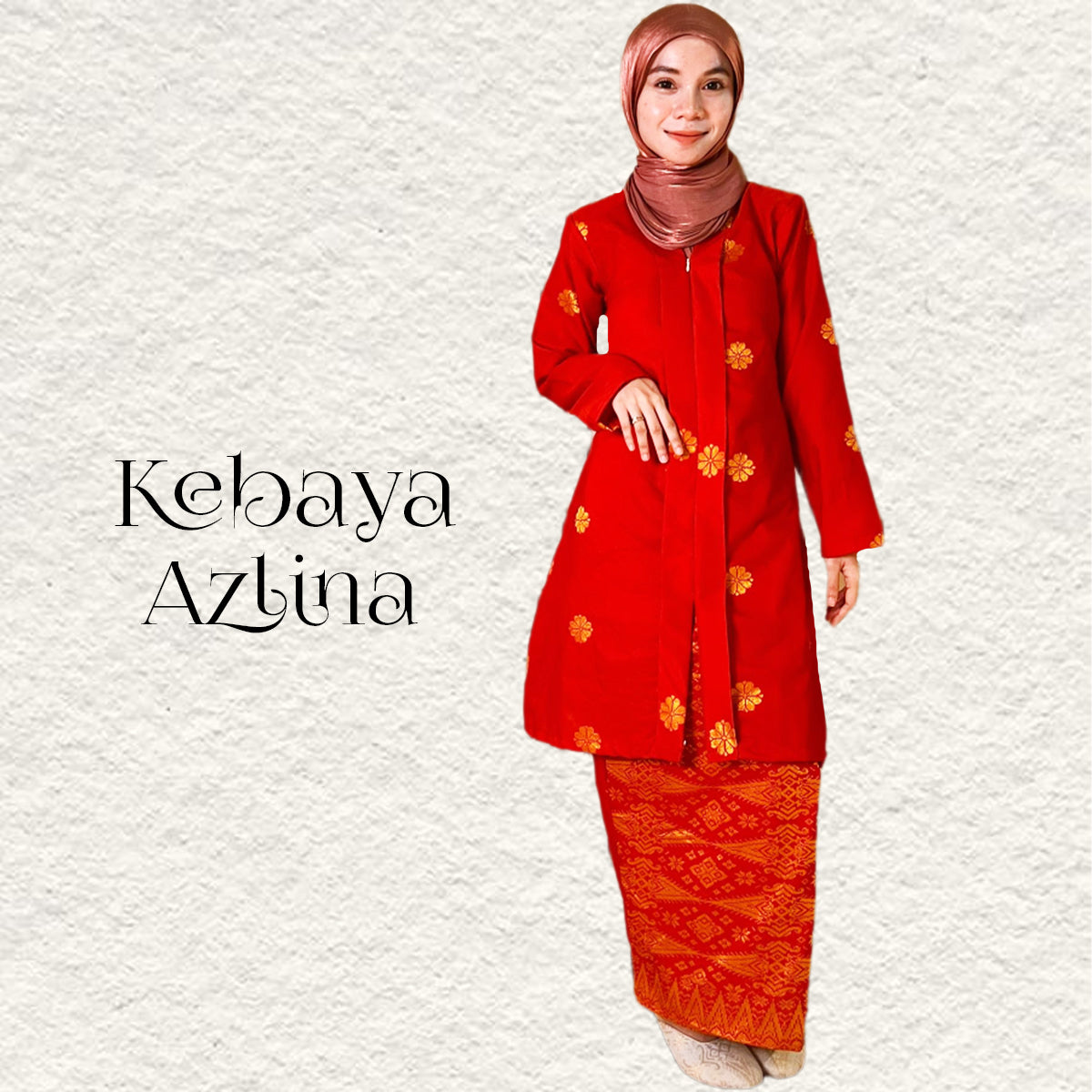 Hidaya Fabric Kebaya Azlina ! XS TO 2XL Hidaya Fabric