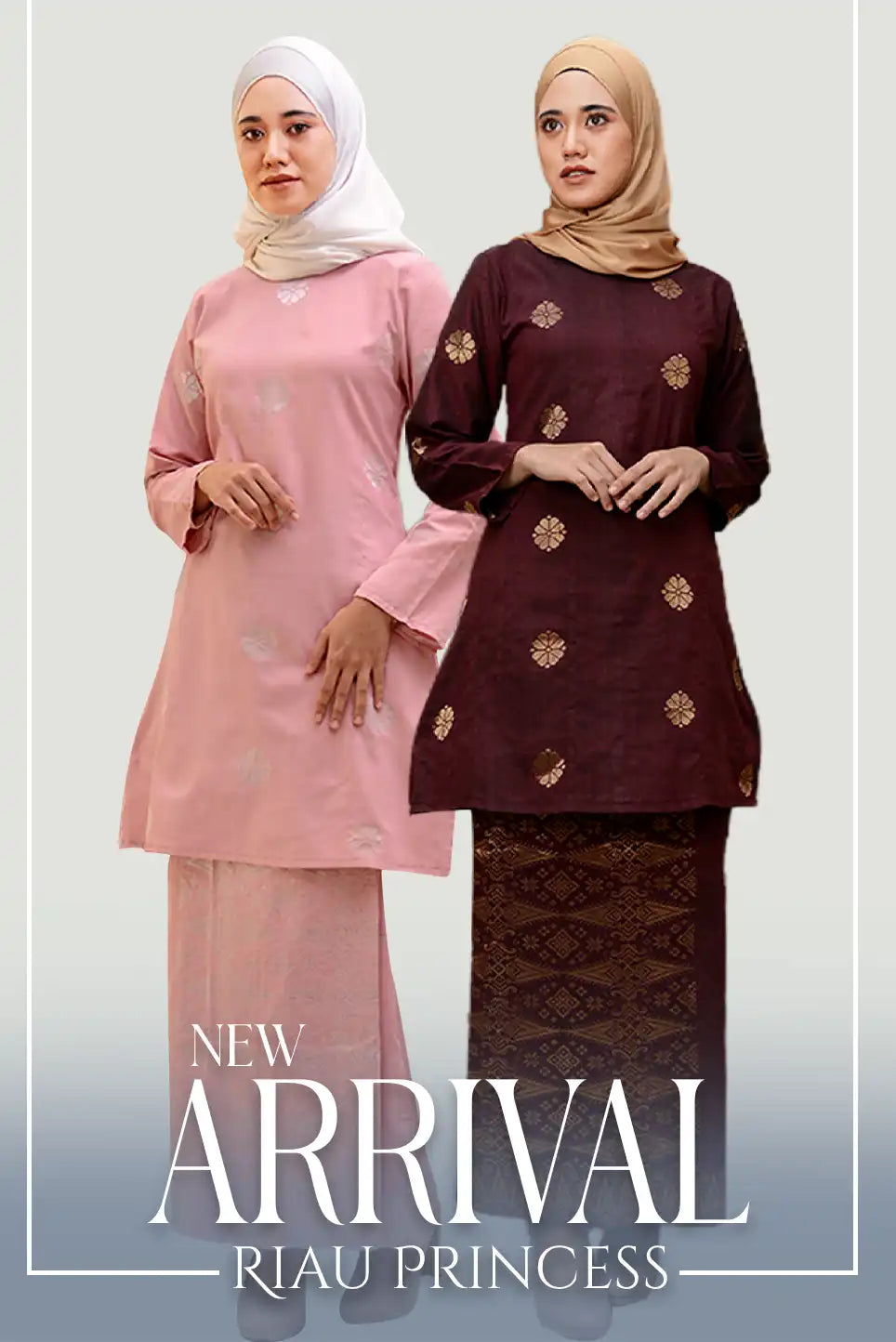 Hidaya Fabric Kurung Riau Princess , 7xl to 10XL Hidaya Fabrics
