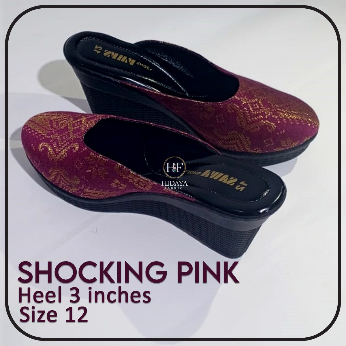 Hidaya Fabric Sandals - Kasut Hidaya Fabric