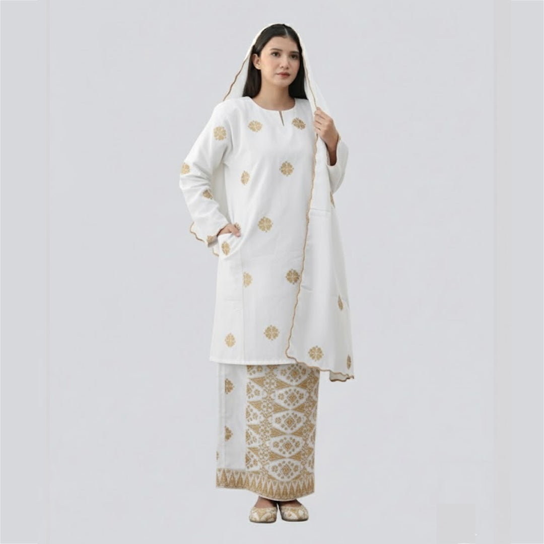 Baju Songket Johor - Xs to 12Xl