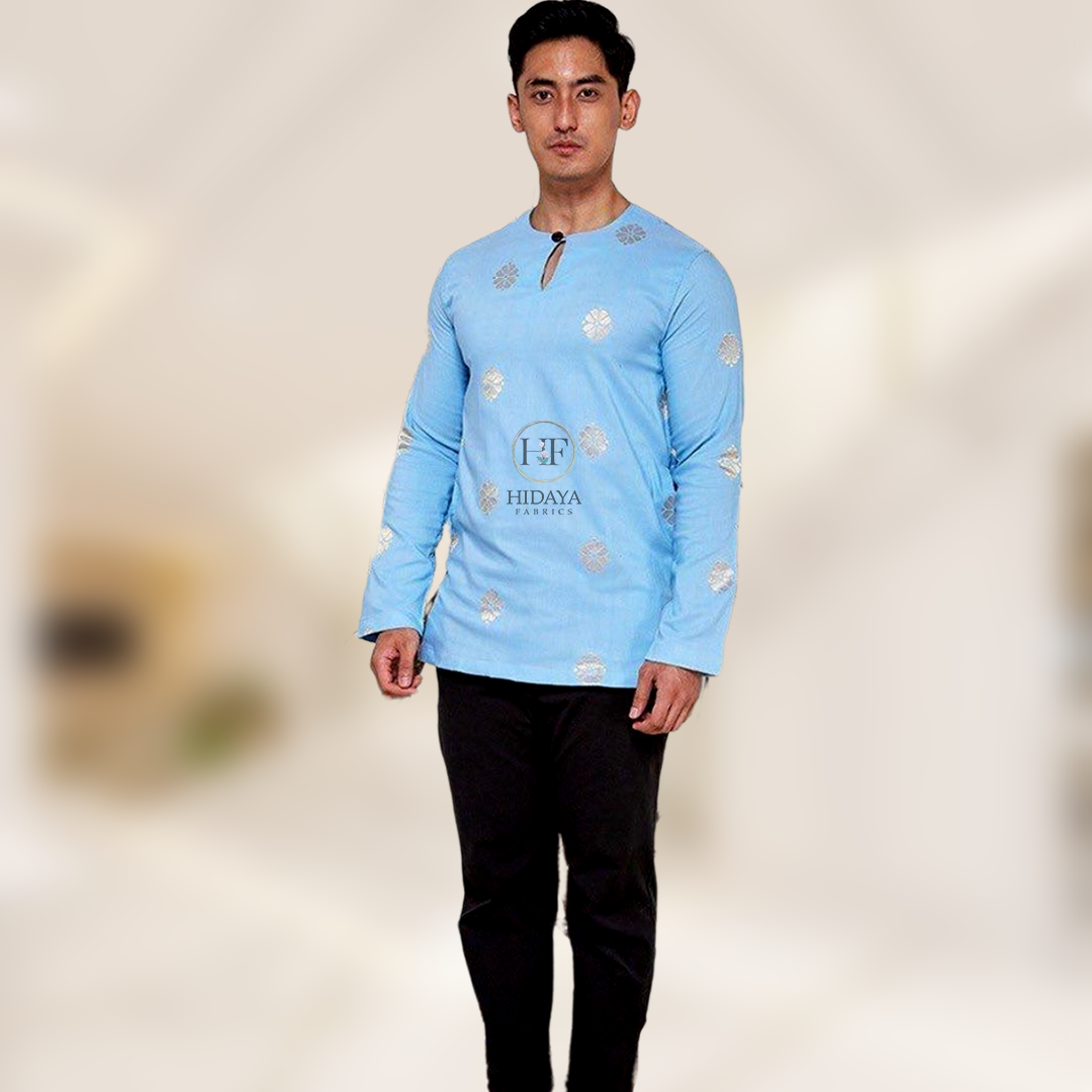 Hidaya Fabric Kurta Songket , 3XL TO 5XL Hidaya Fabrics