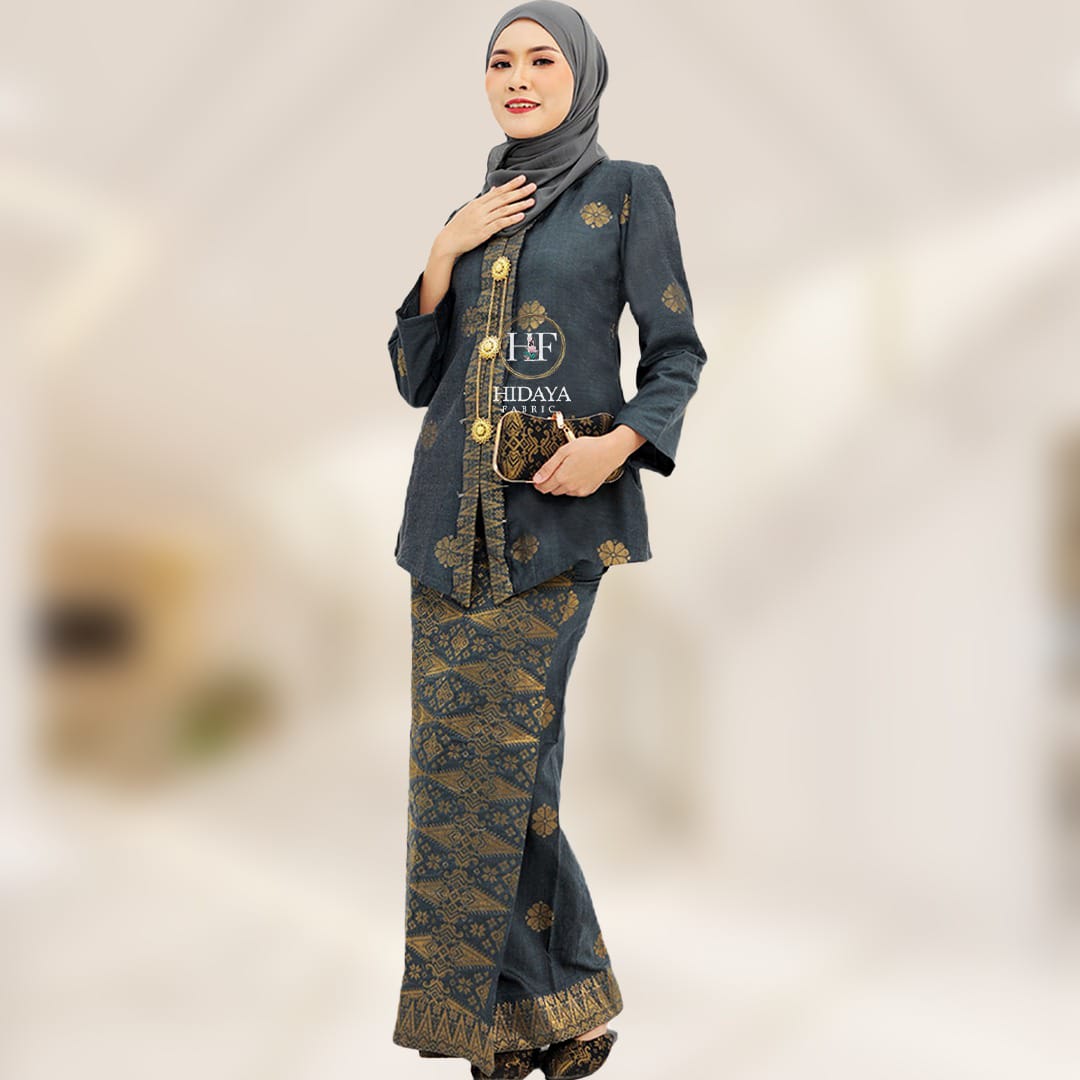 Hidaya Fabric Kebaya Biasa , 11xl to 12xl Hidaya Fabrics