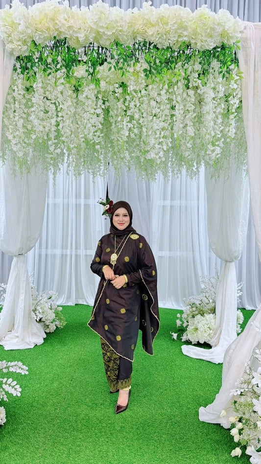Kurung Cucak Musang + Sekali Selendang Free - Xs to 12xl