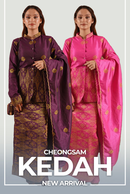 Baju Kedah Cheongsam - Xs to 12xl