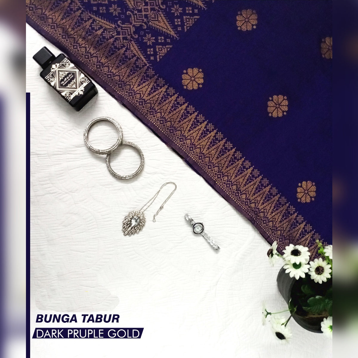 Hidaya Fabric Kebaya 4Segi , 2XL TO 5XL Hidaya Fabrics