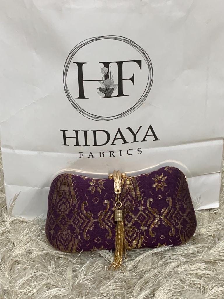 Hidaya Fabric Clutch Bag Hidaya Fabrics