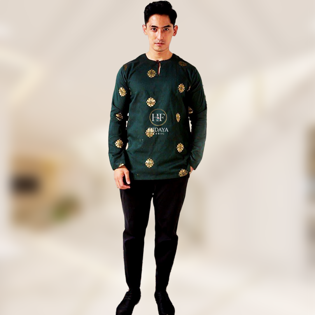 Hidaya Fabric Kurta Songket , 3XL TO 5XL Hidaya Fabrics