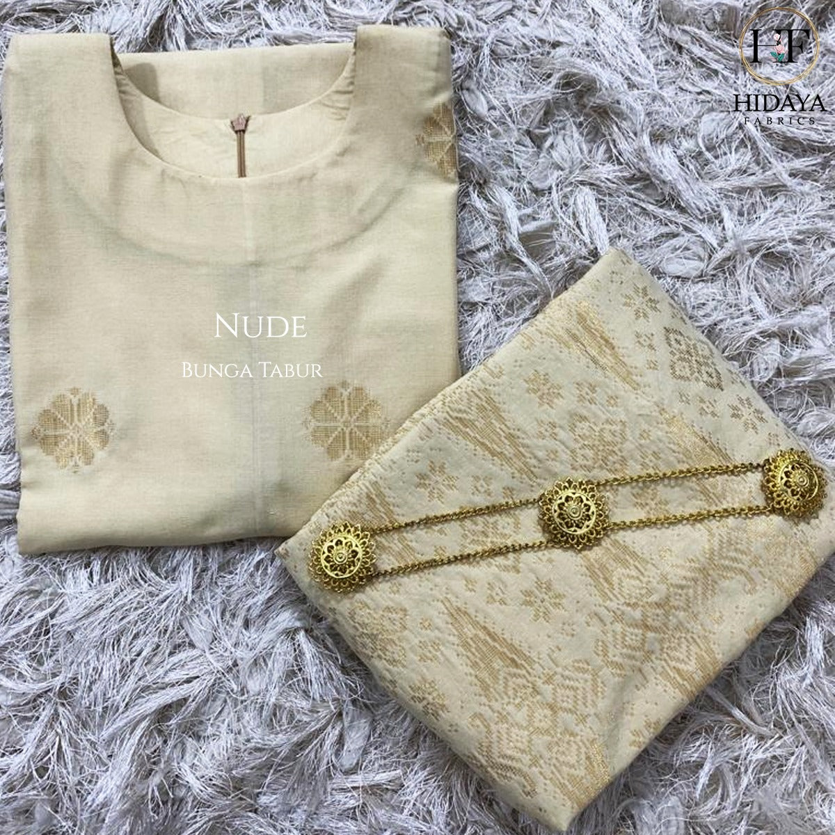 Hidaya Fabric Kebarung Sofia , 7XL TO 11XL Hidaya Fabrics