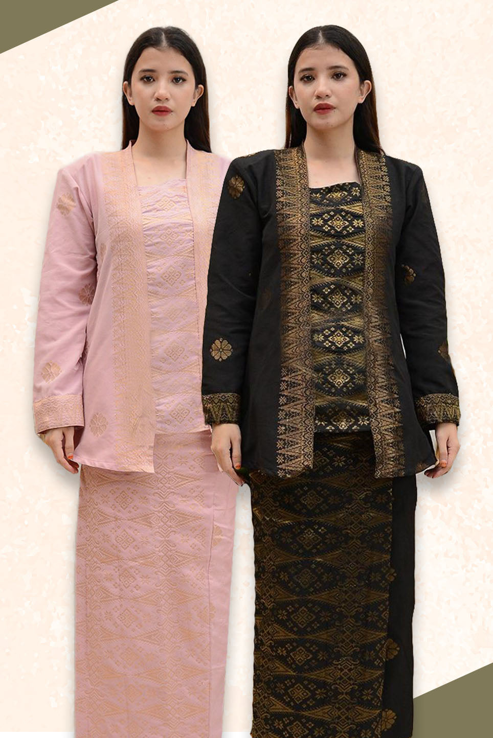Hidaya Fabric Kebaya Kota Baru , XS TO 2XL Hidaya Fabric