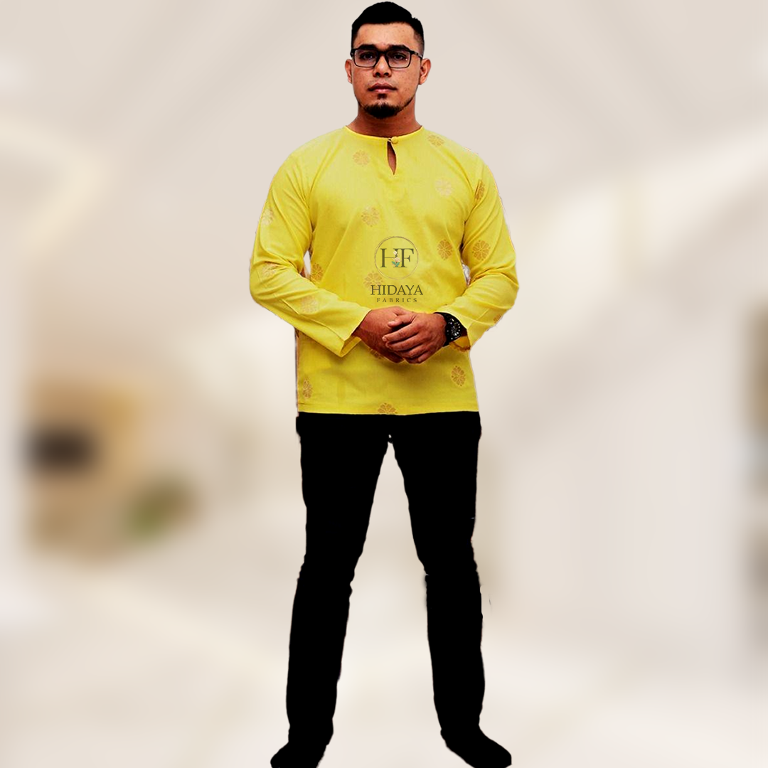 Hidaya Fabric Kurta Songket , 3XL TO 5XL Hidaya Fabrics