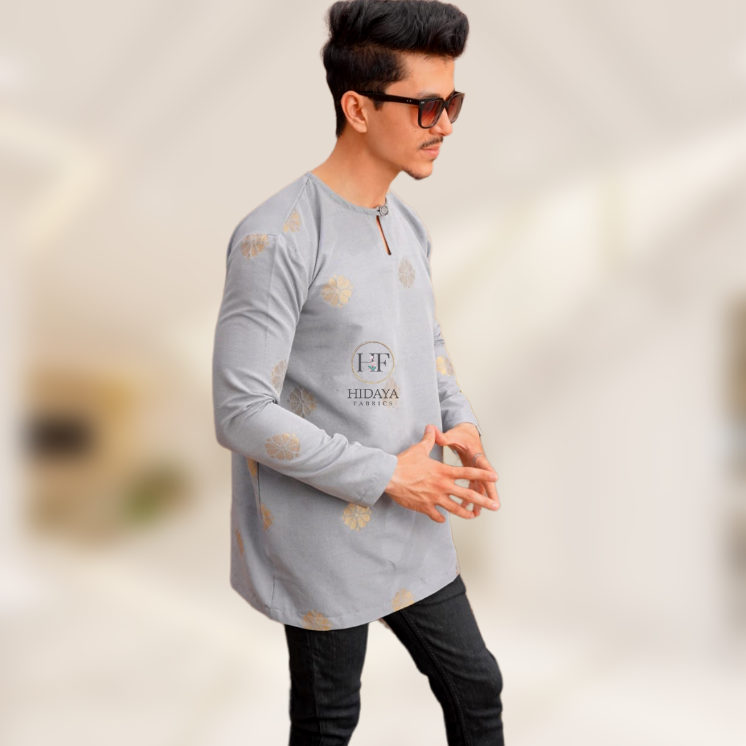 Hidaya Fabric Kurta Songket , 3XL TO 5XL Hidaya Fabrics