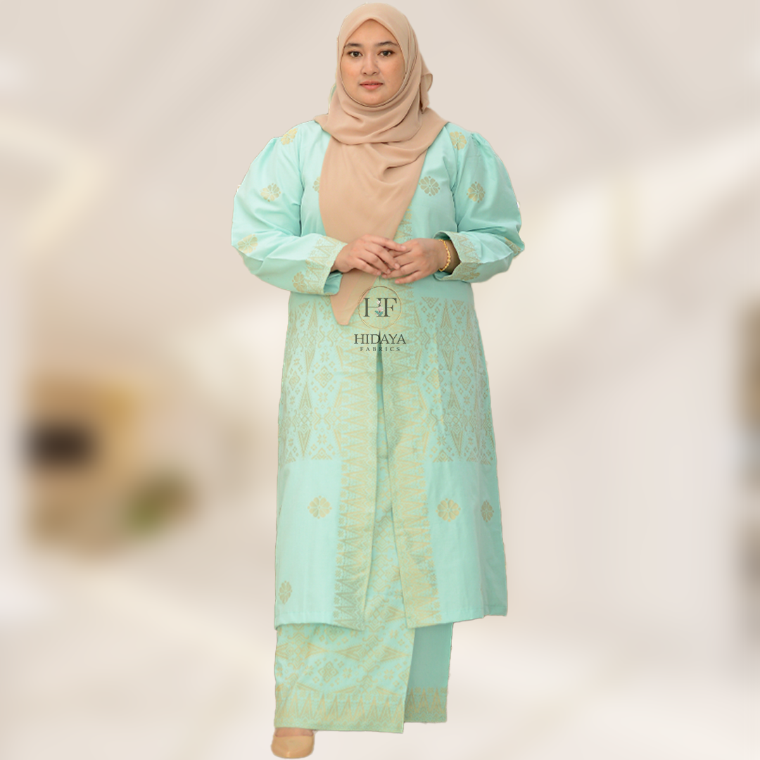 Hidaya Fabric Kebaya Hidaya Labuh, 2XL TO 6XL Hidaya Fabric