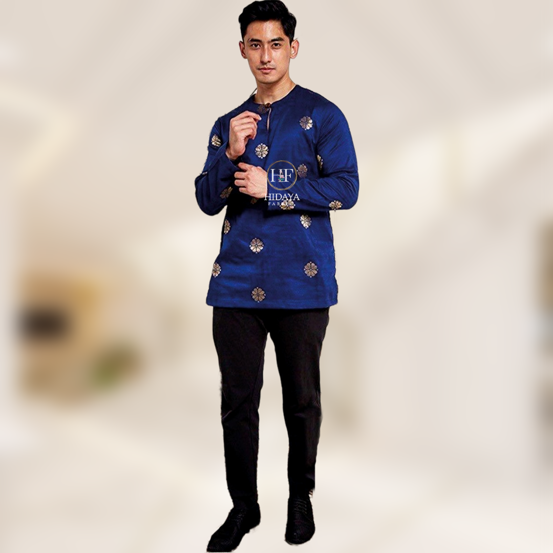 Hidaya Fabric Kurta Songket , 3XL TO 5XL Hidaya Fabrics