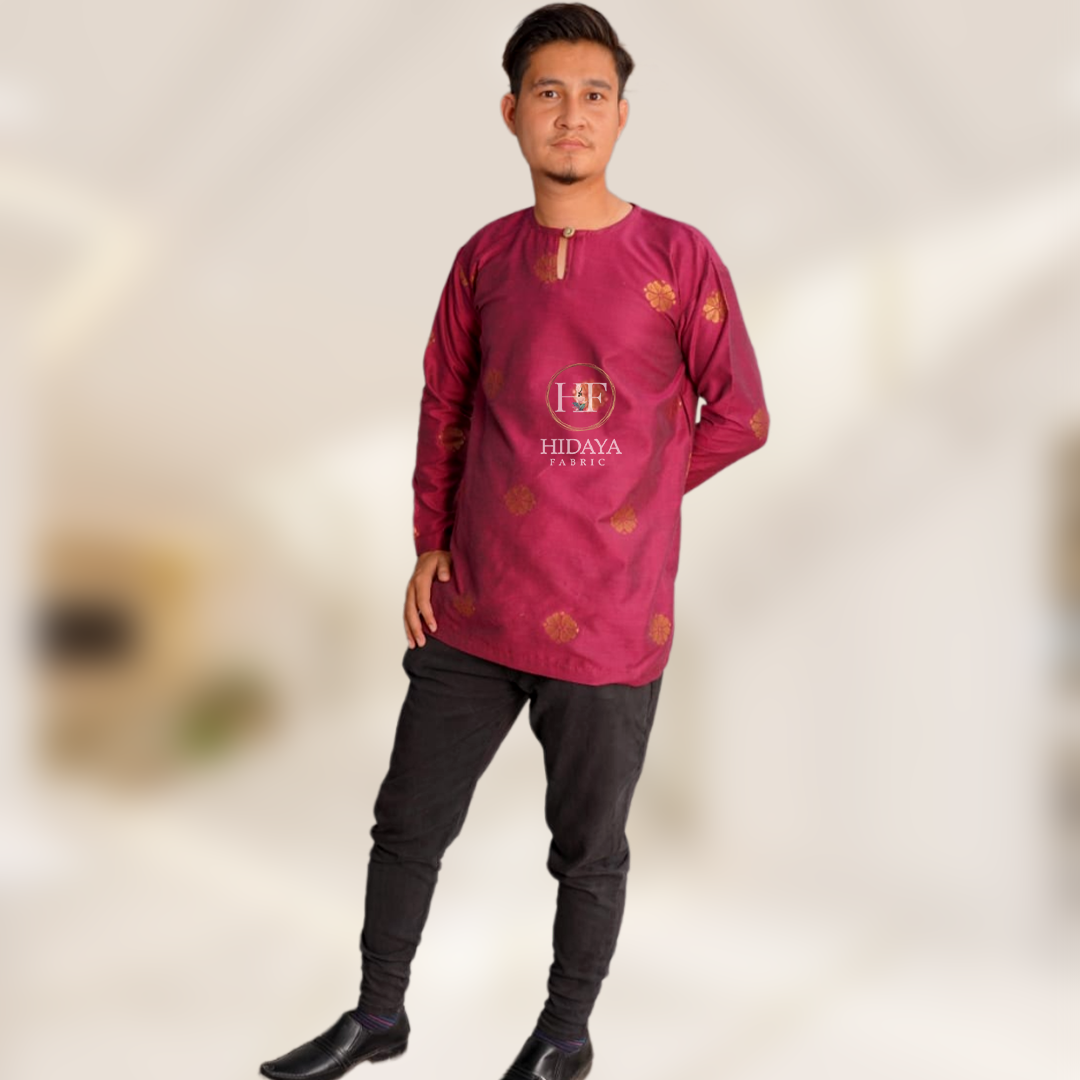 Hidaya Fabric Kurta Songket , 3XL TO 5XL Hidaya Fabrics