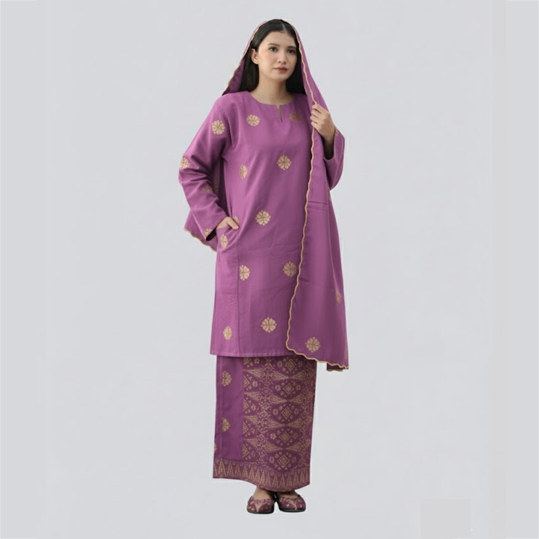 Baju Songket Johor - Xs to 12Xl