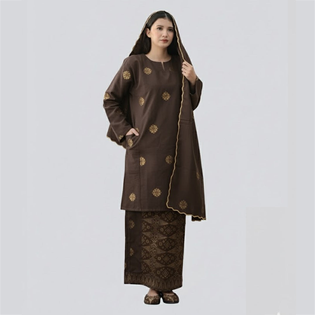 Baju Songket Johor - Xs to 12Xl